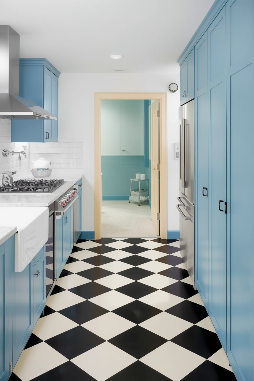 13 Stunning Retro Blue Kitchen Ideas to Transform Your Space with Timeless Vintage Charm