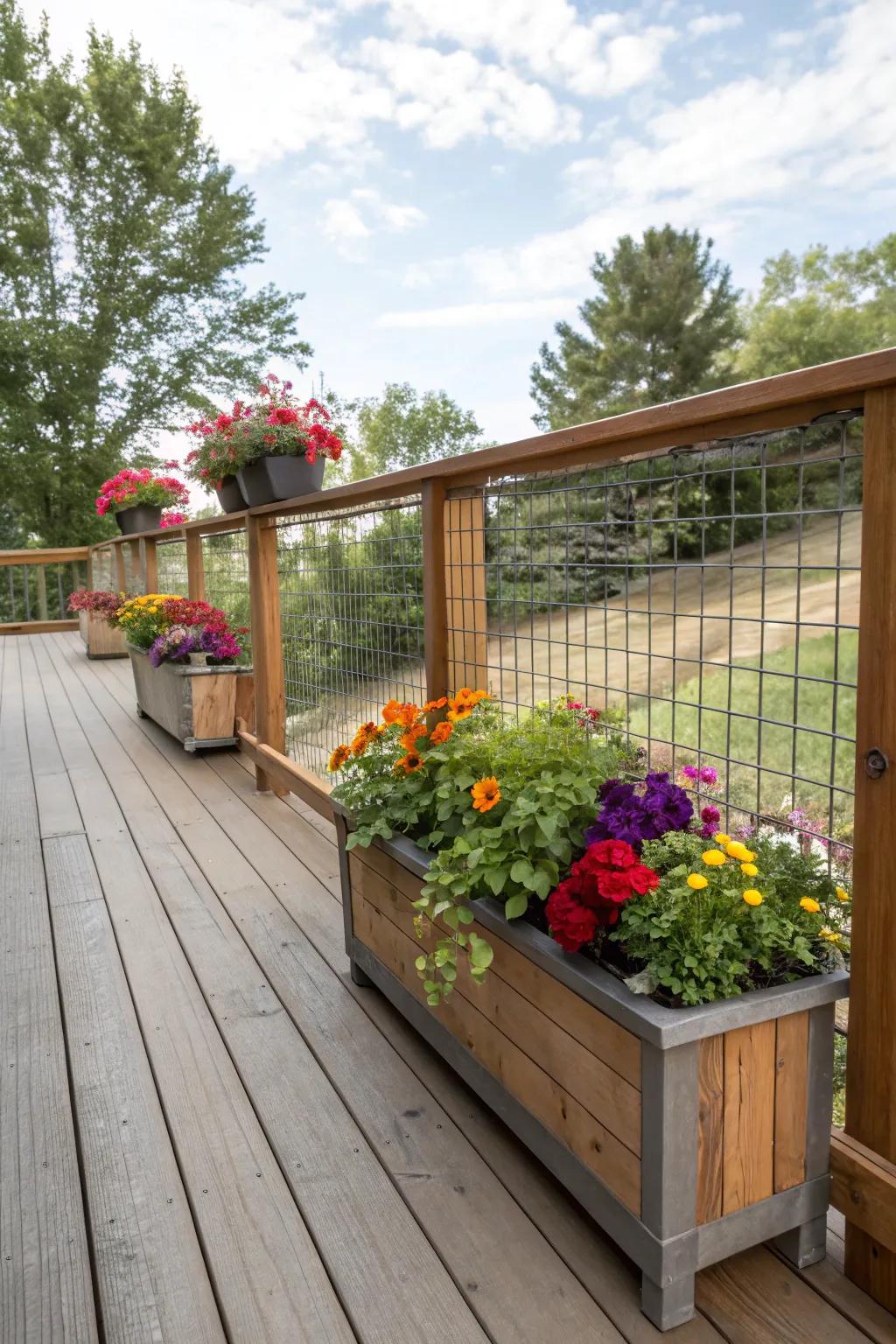 10 Stunning Deck Designs Showcasing Stylish Hog Wire Accents