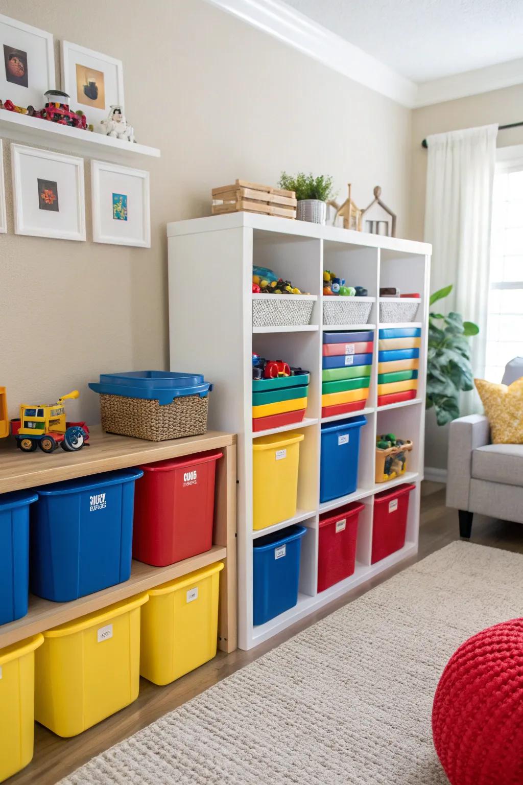 10 Creative Toy Storage Ideas to Organize Your Living Room