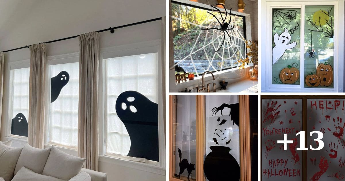 17 Spine-Chilling Halloween Window Ideas to Instantly Haunt Your Home!