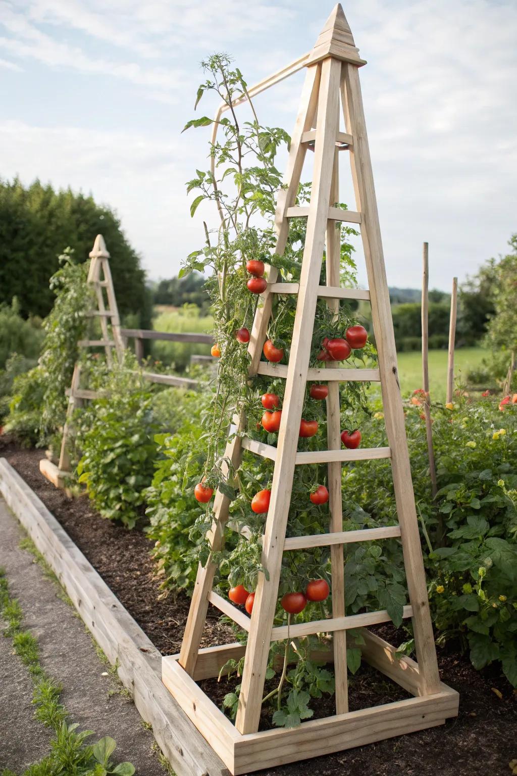 Creative and Clever Ideas to Trellis Your Tomatoes for a Bountiful Harvest