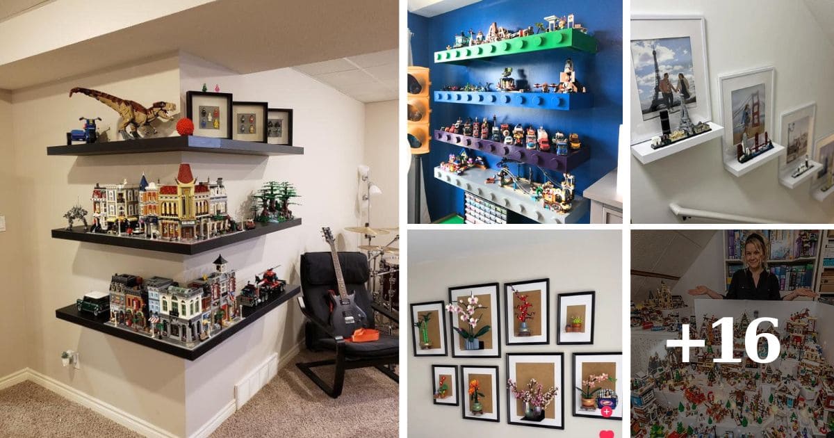 20 Creative DIY LEGO Display Ideas to Showcase Your Collection
