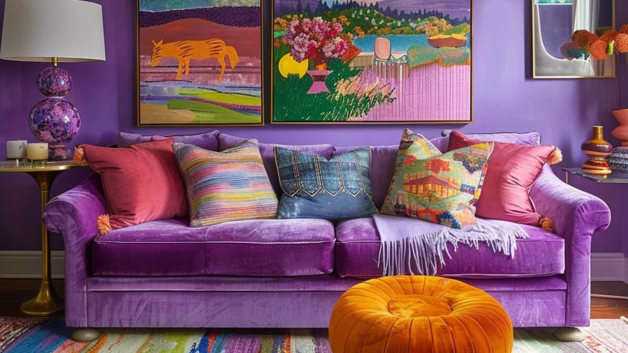 22 Stunning Purple Living Room Designs That Exude Luxury and Timeless Elegance