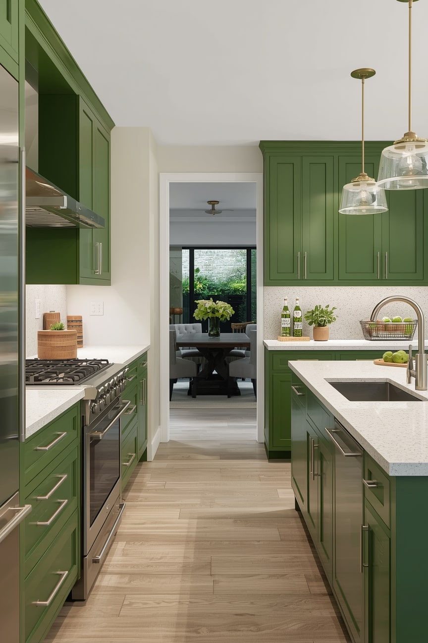 13 Stunning Retro Green Kitchen Ideas to Transform Your Space with Vintage Charm