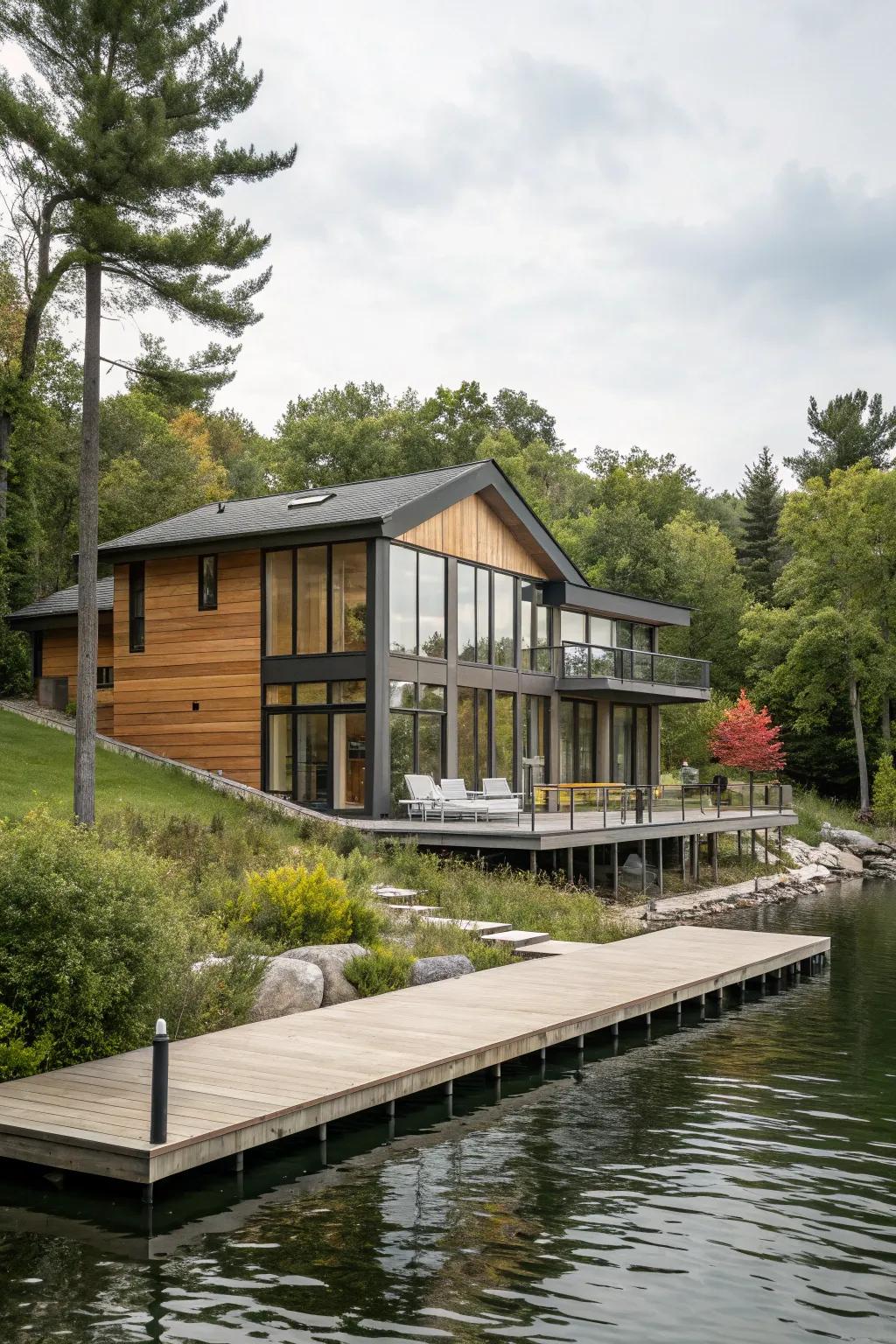 Stunning Designs for Your Modern Lake Retreat